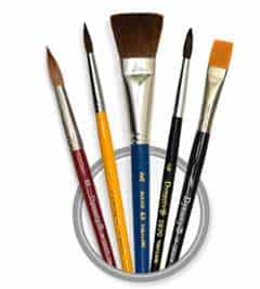 Tracy Moreau Stencil Brushes - High quality artists paint, watercolor,  speciality brushes