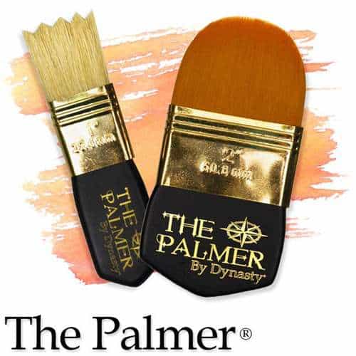 Dynasty Palmer Brush White Bristle 1In Shader 