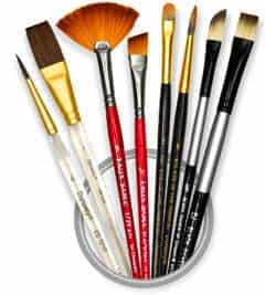 Water Lily Collection by Dynasty - High quality artists paint, watercolor,  speciality brushes