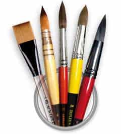 Tracy Moreau Stencil Brushes - High quality artists paint