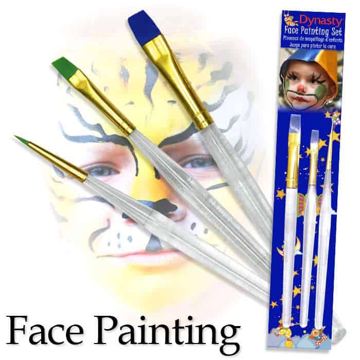 Black Gold Dynasty Face Painting Brush - Whale Tail (1/2) — Jest Paint -  Face Paint Store