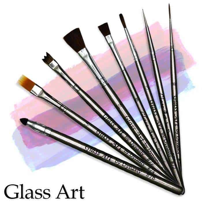 Glass Art Brushes by Dynasty