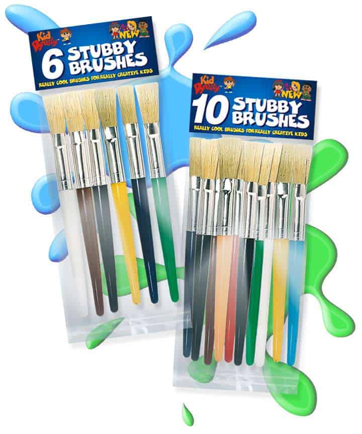 30pcs Colorful Artist Paint Brush Set,childrens Kids Paint Brushes Set For  Watercolor,paint Brushes
